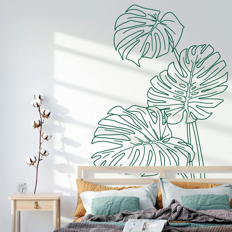 Monstera Thai Constellation - Monstera Rừng Nhiệt Đới Lá Decal