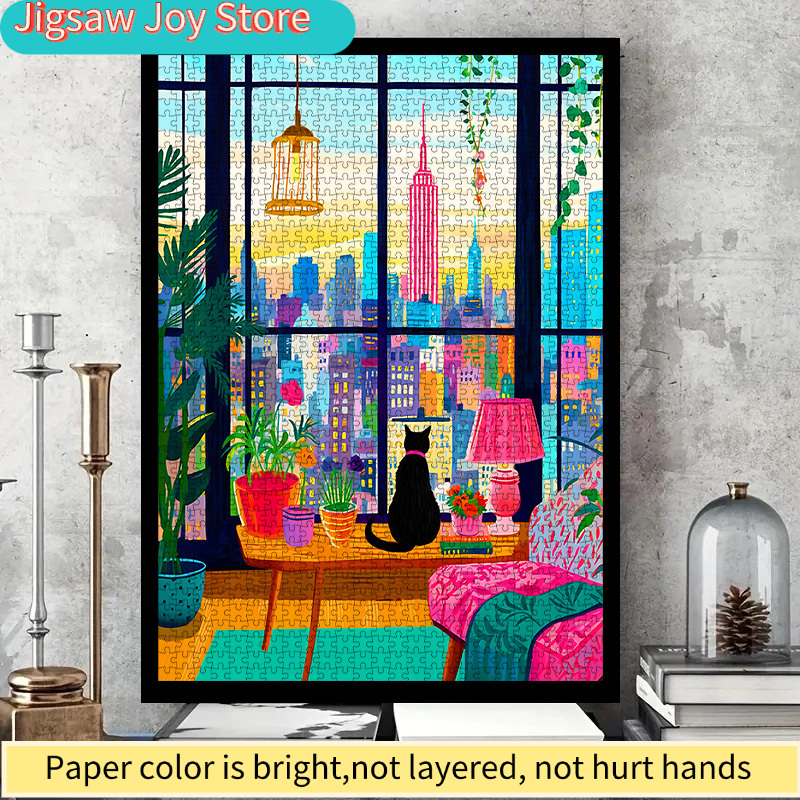 DIY Paper Puzzle, New York Cit - đánh giá và giá Plant Parent