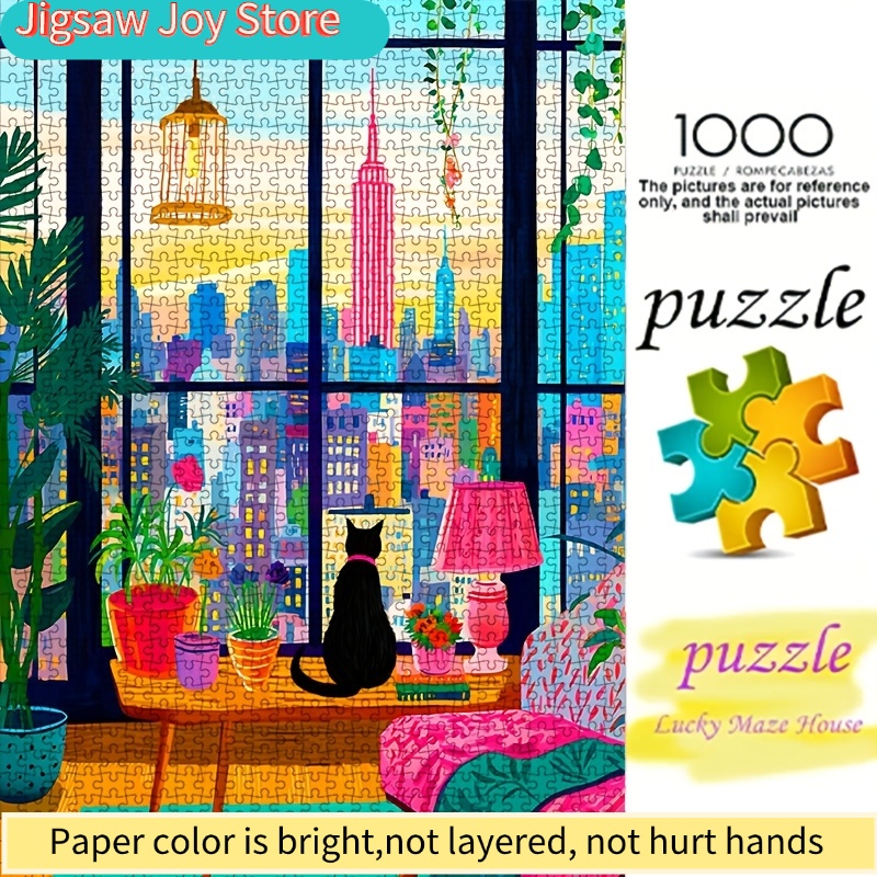 DIY Paper Puzzle, New York Cit - đánh giá và giá Plant Parent