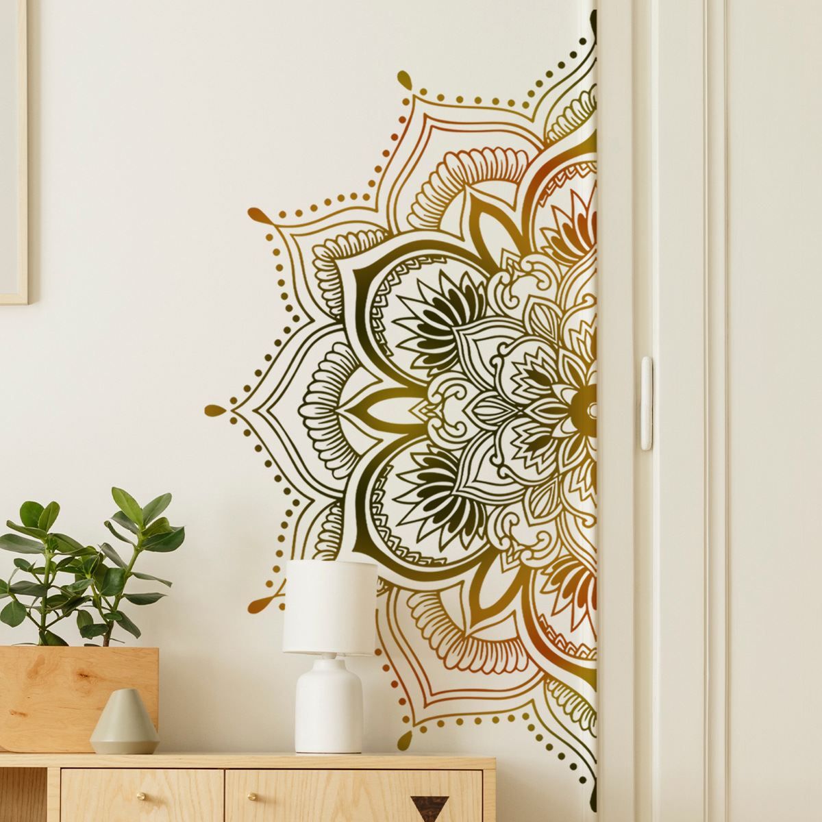 Artistic PVC Wall Decal Mandal - đánh giá và giá Monstera Thai Constellation