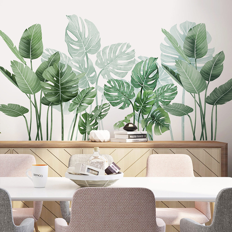 Green Leaves Decorative Vinyl  - đánh giá và giá Monstera Thai Constellation