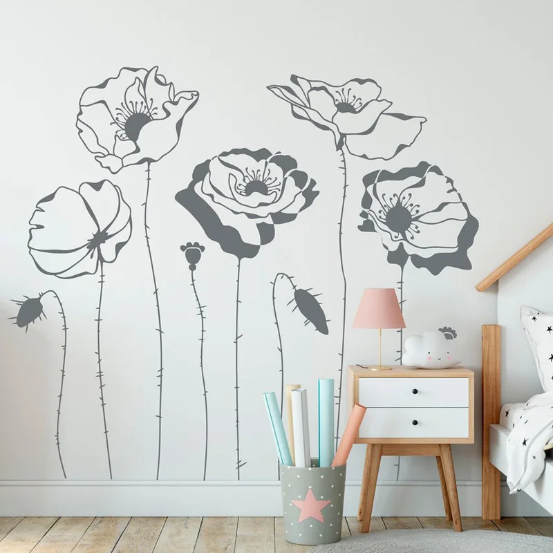 Poppys Tường Hoa Đề Can Vật Có - đánh giá và giá Monstera Thai Constellation